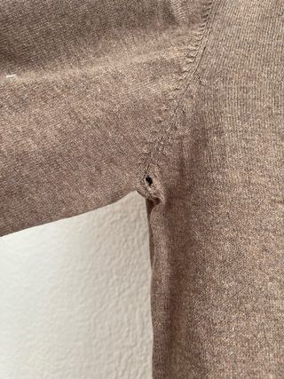 Jersey cuello alto cremallera M