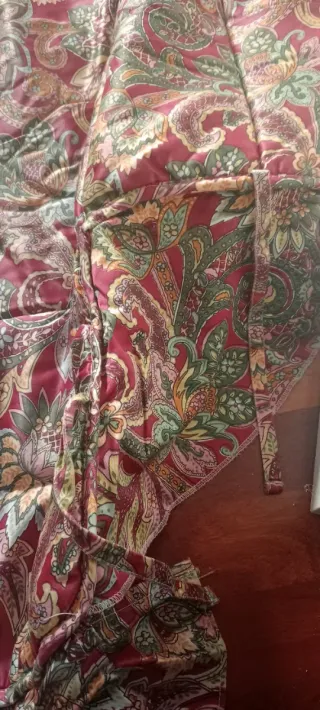 Colchón tela estampado floral