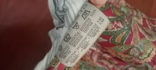 Colchón tela estampado floral