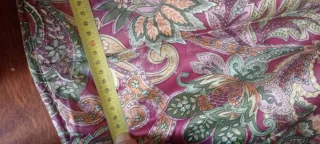 Colchón tela estampado floral