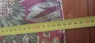 Colchón tela estampado floral