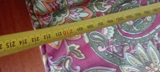 Colchón tela estampado floral