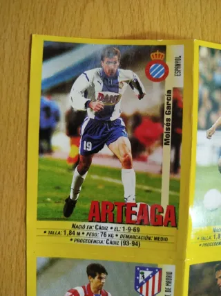 Cromo Liga 1999-2000 - Valerón, Engonga, Djorovic