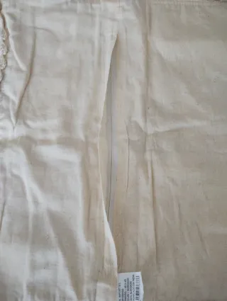 Funda cojín patchwork bordado floral