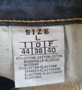 Pantalón vaquero mujer con lentejuelas