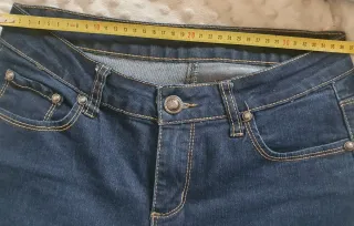 Pantalón vaquero mujer con lentejuelas
