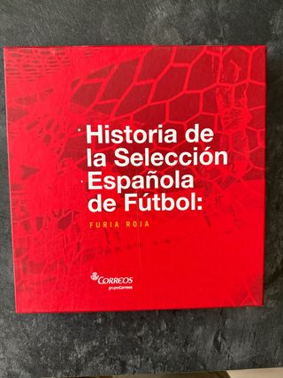 Historia futbol español libro con sellos