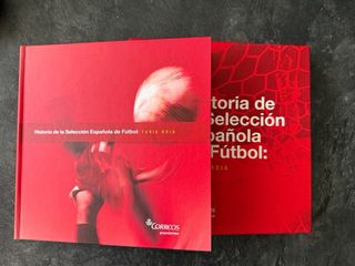 Historia futbol español libro con sellos