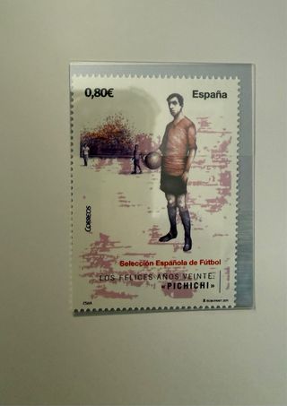 Historia futbol español libro con sellos