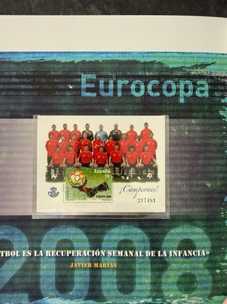 Historia futbol español libro con sellos