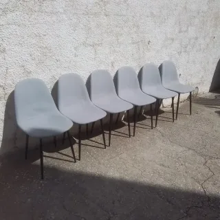 Set di 6 sedie grigie Ikea