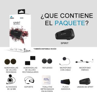 Cardo Spirit Intercomunicador Moto Bluetooth 5.2