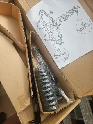 Pack 4 Candelabros IKEA negro metal
