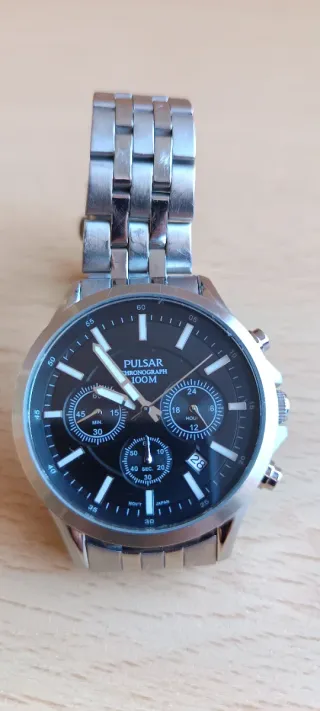 Reloj Pulsar Cronógrafo 100M