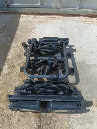 Portabicicletas Fischer con luces