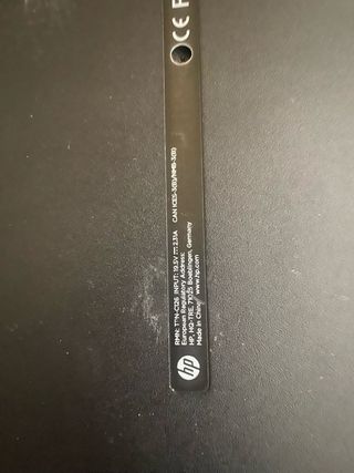 Ordenador HP Negro y Blanco