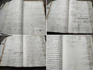 Barcelona 1840. Interesante Legajo de Manuscritos