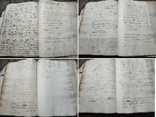 Barcelona 1840. Interesante Legajo de Manuscritos