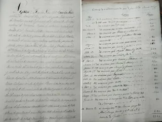 Barcelona 1840. Interesante Legajo de Manuscritos