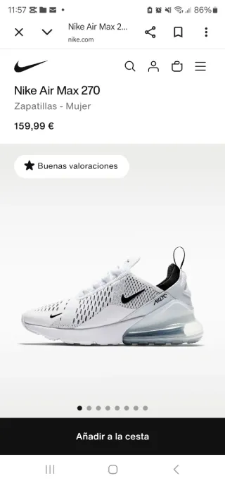 Zapatillas Nike Air Max 270 Mujer Talla 41