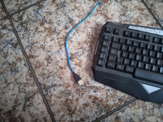 Teclado THE G-LAB Negro y Azul