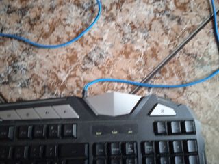 Teclado THE G-LAB Negro y Azul