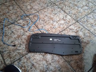 Teclado THE G-LAB Negro y Azul