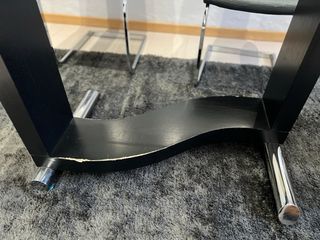 Mesa de sala vidro e metal