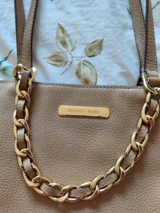 Bolso Michael Kors Piel Marrón Dorado