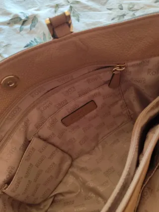 Bolso Michael Kors Piel Marrón Dorado