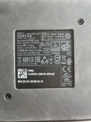 Docking Station Dell K17A