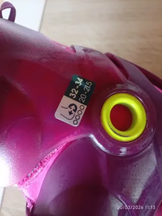 Patines Oxelo Morados Talla 32-34+ Protecciones