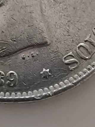 Moneda 5 Pesetas 1889