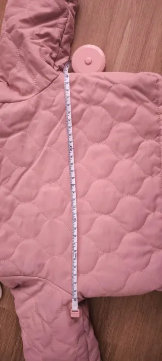 Cazadora bebé rosa con bolso