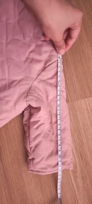 Cazadora bebé rosa con bolso