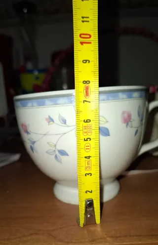 Juego de tazas de desayuno de porcelana