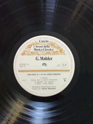 Mahler Sinfonia n.5 Vinile Curcio