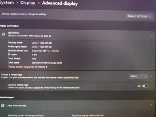 Monitor AOC Q27G2E 27 2K 155Hz FreeSync
