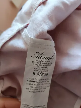 Vestido niña Miranda 6 años