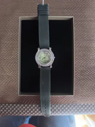 Reloj Geya Mujer Verde y Plateado