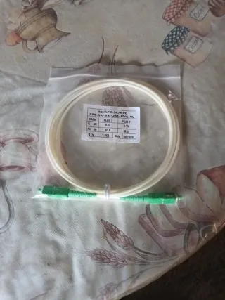 Cable Fibra Óptica SC/APC-SC/APC 2M