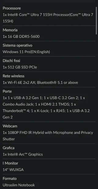 Lenovo ThinkPad E14 Gen 6 - Ultra 7 155H