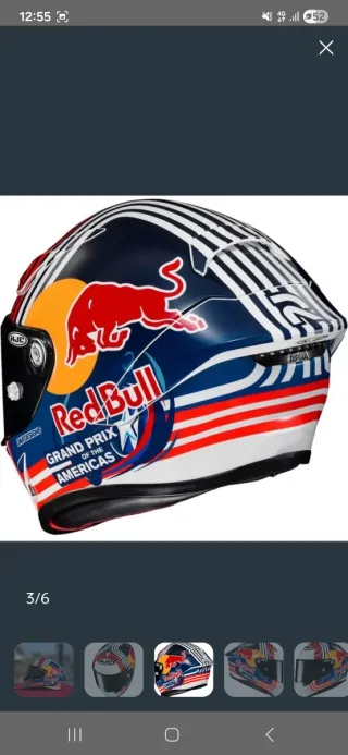 Casco HJC Red Bull