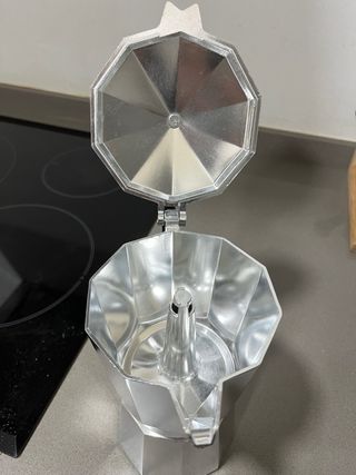 Cafetera italiana de aluminio