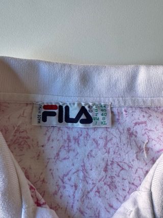 Camisa polo Fila vintage Italia 80s