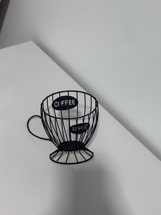 Portacápsulas café diseño taza