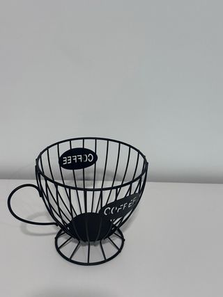 Portacápsulas café diseño taza