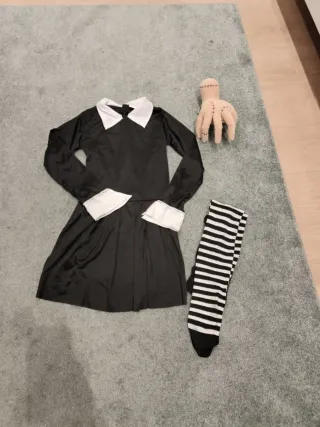 Disfraz Miércoles Niña Talla 8-10