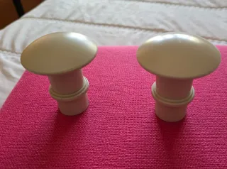 Terminales cortina IKEA blanco