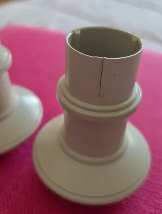 Terminales cortina IKEA blanco